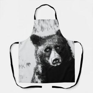 Delantal Apron de retrato de oso
