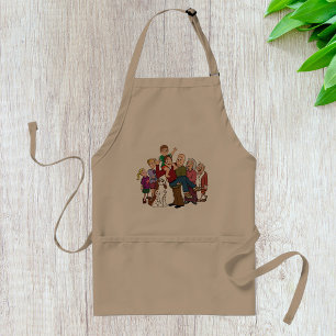 Delantal Apron de retrato familiar