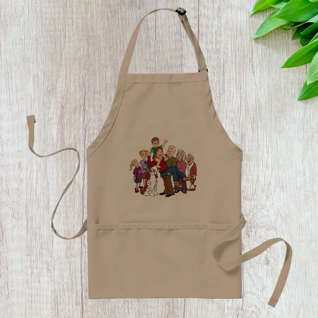 Delantal Apron de retrato familiar (Subido por el creador)