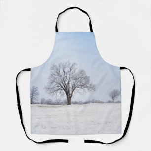 Delantal Apron de roble de invierno resaltado