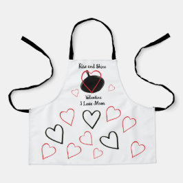 Delantal Apron de San Valentín pequeño para el amante de la