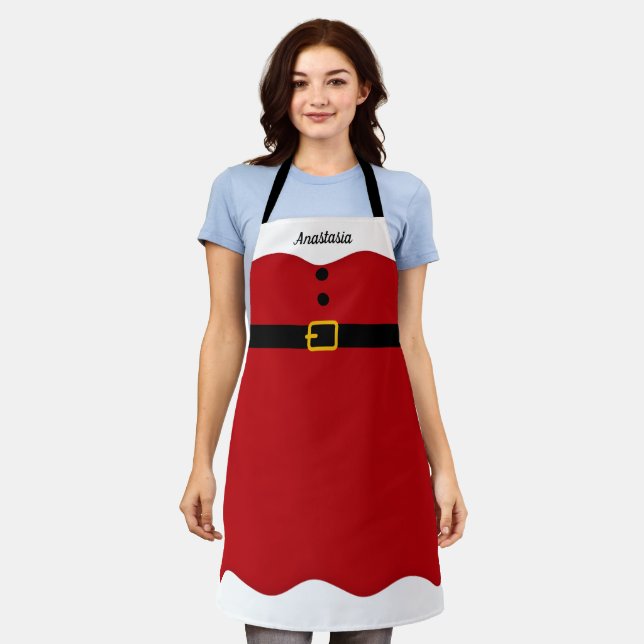 Delantal Apron de Santa Claus con regalo de Navidades de no (Gastado)