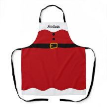 Apron de Santa Claus con regalo de Navidades de no