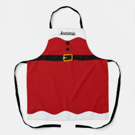 Delantal Apron de Santa Claus con regalo de Navidades de no