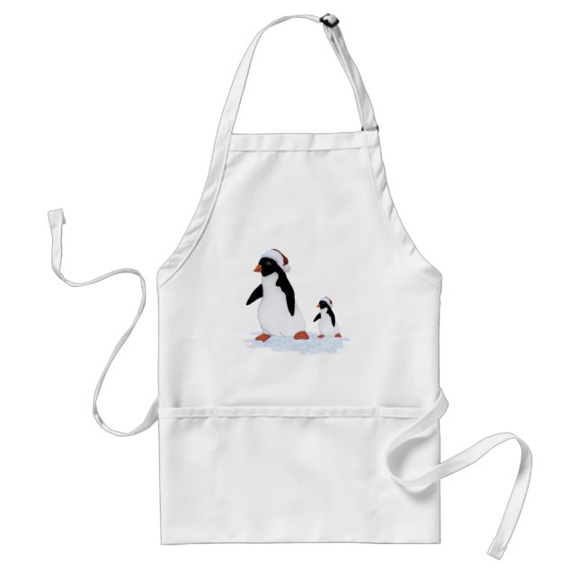 Delantal Apron de Santa Pingüinos (Frente)