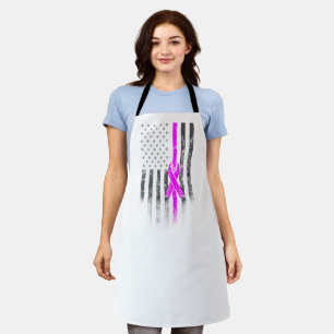 Delantal Apron de sensibilización de sobrevivientes de cánc