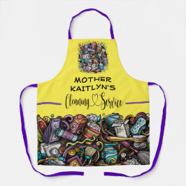 Delantal Apron de servicio de limpieza personal o comercial