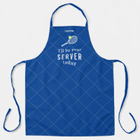 Apron de servidor personalizado de tenis