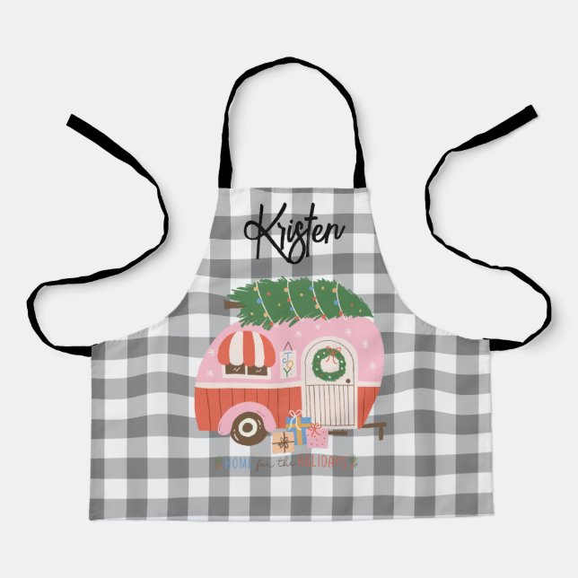 Delantal Apron de tamaño infantil de Navidades personalizad (Anverso)