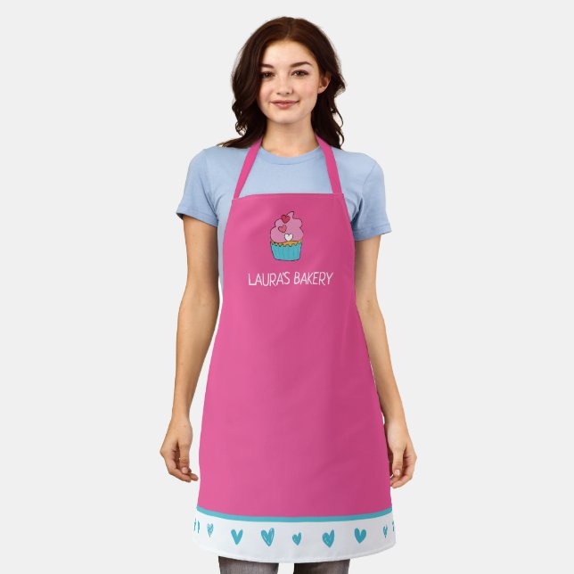 Delantal Apron de tarta personalizada para mujeres (Gastado)
