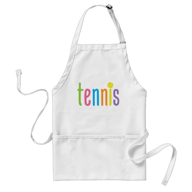 Delantal Apron de tenis colorido (Frente)