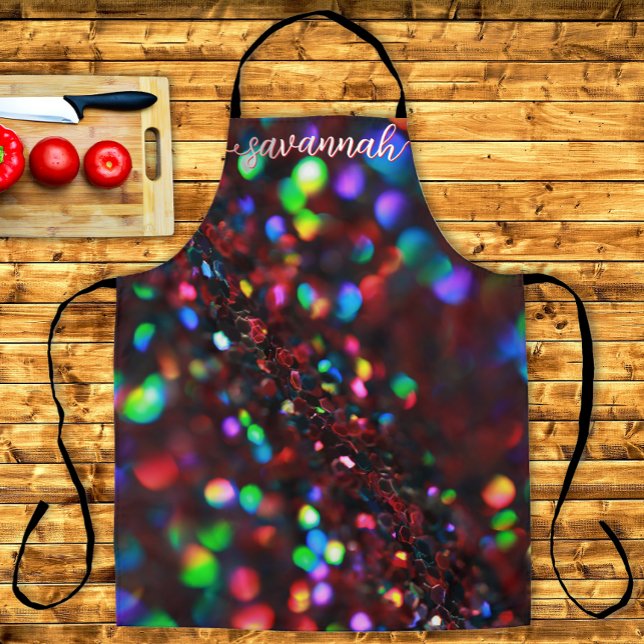 Delantal Ápron de trabajo de chisporroteo rojo oscuro (Subido por el creador)