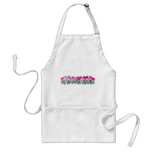 DELANTAL  APRON DE TULIPS DE PINTURA DE PRIMAVERA