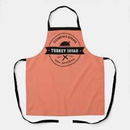 Delantal Apron de Turquía, divertido día de Acción de Graci