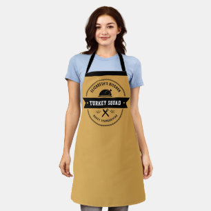 Delantal Apron de Turquía, divertido día de gracias