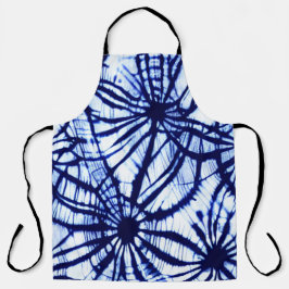 Delantal Apron de tye de patrón shibori