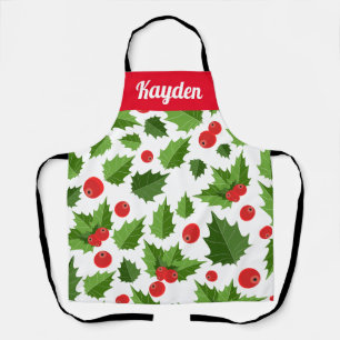 Delantal Apron de vacaciones de Navidades de impresión todo