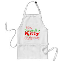 Apron de vacaciones de Navidades Kitty