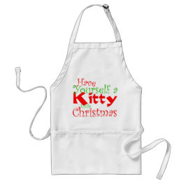 Delantal Apron de vacaciones de Navidades Kitty
