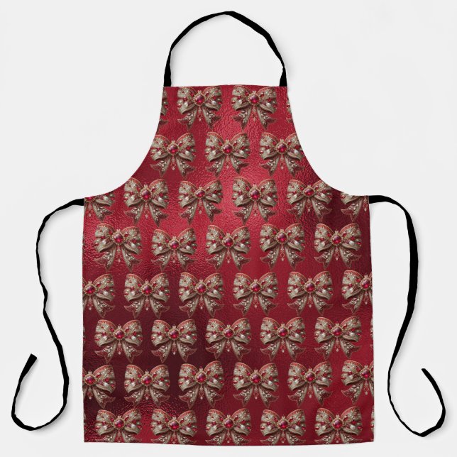 Delantal Apron de vacaciones de Red Bow (Anverso)