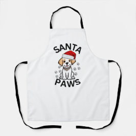 Delantal Apron de vacaciones para navidades - Gato de Santa