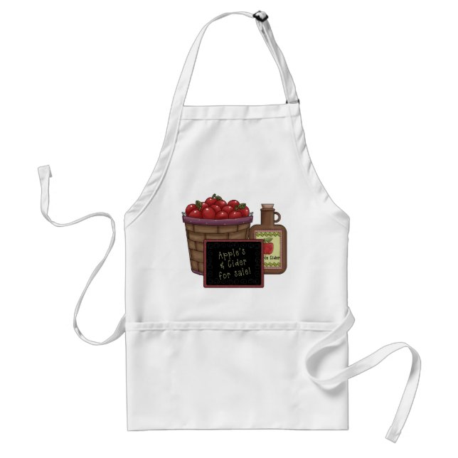 Delantal Apron De Venta De Cider De Apple (Frente)