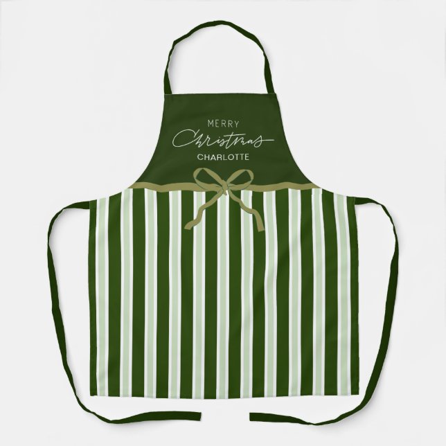 Delantal Apron de verano de verano de verano verde dulce (Anverso)