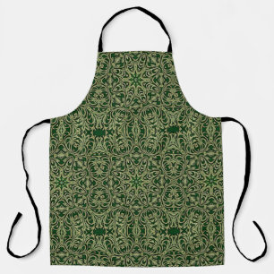 Delantal Apron Decorativo de Oro Verde