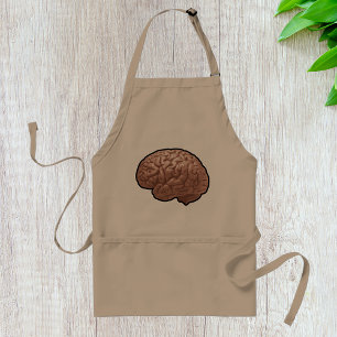 Delantal Apron del cerebro humano