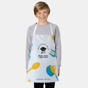 Delantal Apron del Chef de Niños Personalizados - Nombre pe