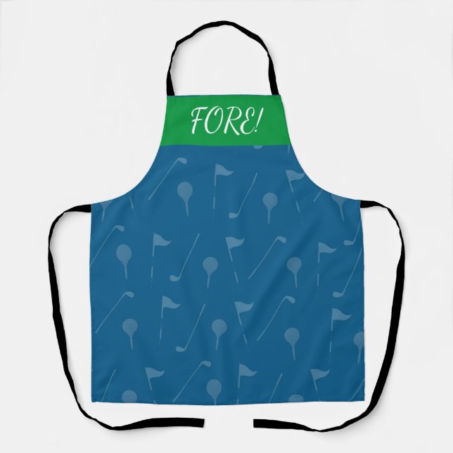 Delantal Apron del chef del golf (Anverso)