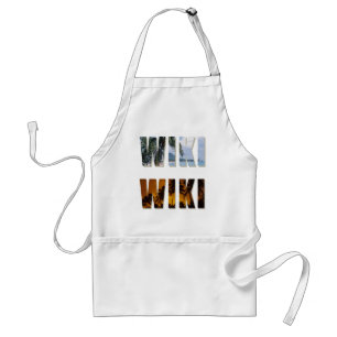 Delantal Apron del chef "Wiki-Wiki" hawaiano