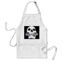 Apron del Coco de Masticación Metalizado oficial