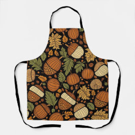Delantal Apron del Día de la cosecha del patrón de maíz