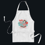 Delantal Apron del Día de la Madre en retro de panadería de<br><div class="desc">¿Es tu mamá un panadero increíble? ¿Puede sacar una tanda de quequitos riquísimos en un abrir y cerrar de ojos? ¡Entonces este delantal es para ella! Basado en ilustraciones de estilo medio siglo, este diseño original de Ridge Rooms incluye un lugar para la información de la madre personalizar... llena su...</div>