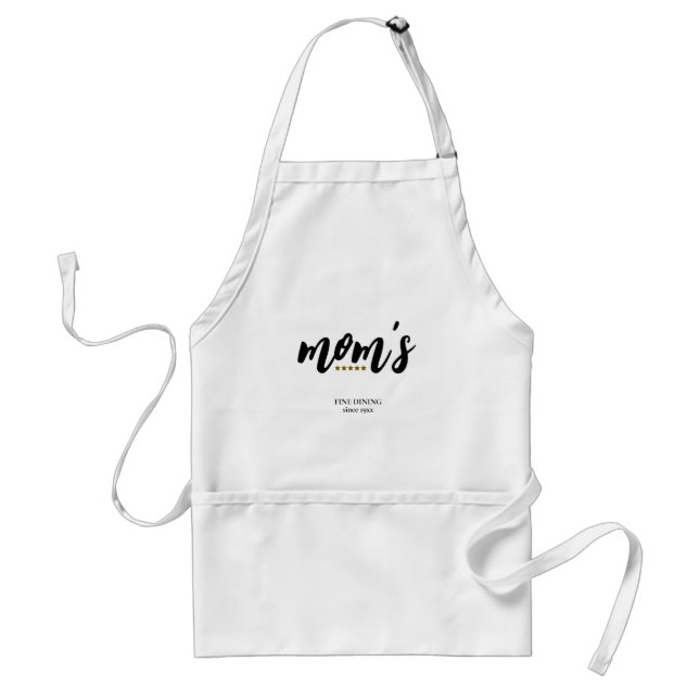 Delantal Apron del Día de la Madre gracioso personalizable (Frente)