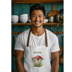 Delantal Apron del hongo del chef Cooking