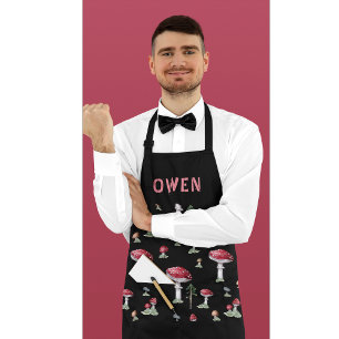 Delantal Apron del hongo del chef Cooking