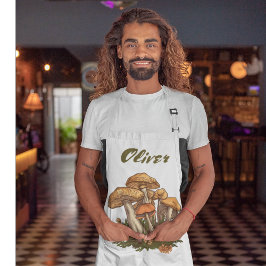 Delantal Apron del hongo del chef Cooking