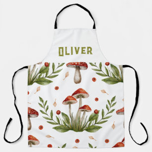 Delantal Apron del hongo del chef Cooking