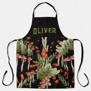 Delantal Apron del hongo del chef Cooking