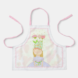 Delantal Apron del niño Chica de cumpleaños