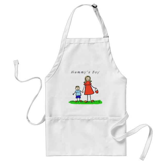Delantal Apron del niño de mamá (rubio) (Frente)