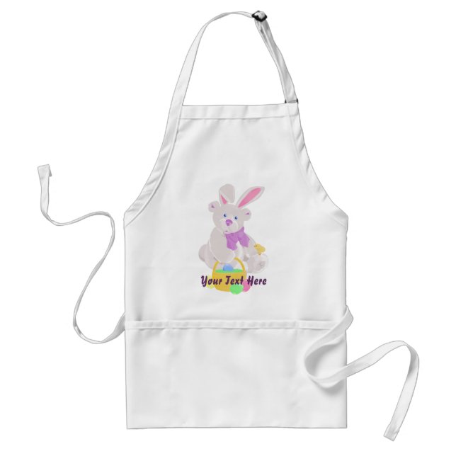 Delantal Apron del oso de Pascua (Frente)