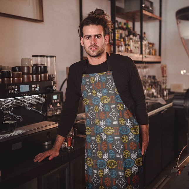 Delantal Aprón del patrón de arte escandinavo (Subido por el creador)