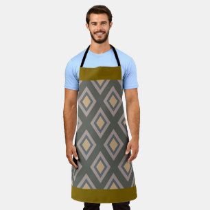 Delantal Apron del patrón de diamantes