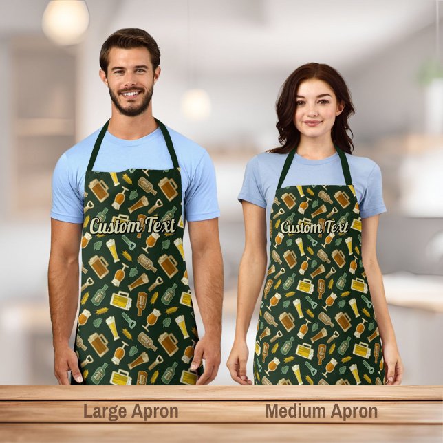 Delantal Apron del patrón de iconos de cerveza (Subido por el creador)