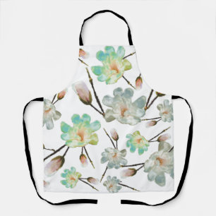 Delantal Apron del patrón de magnolia