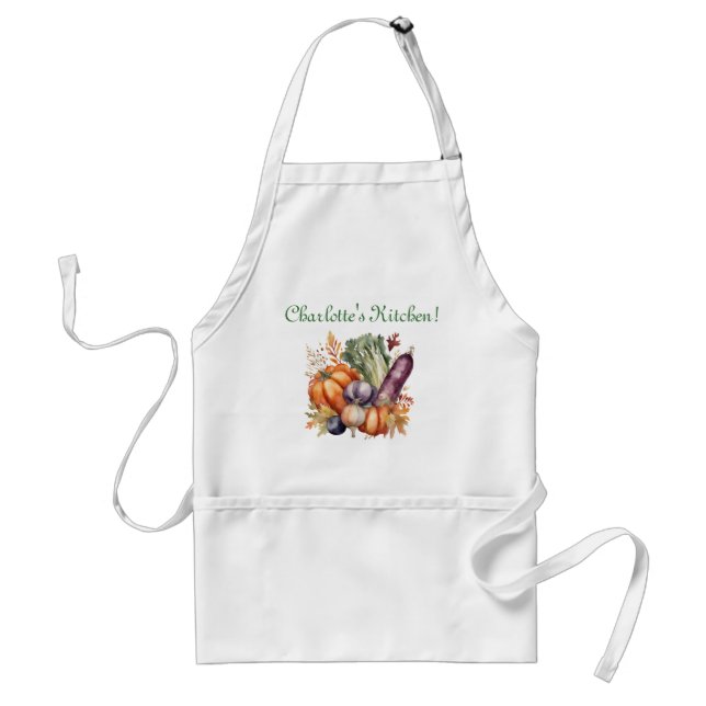 Delantal Apron del personalizar Autumn Cook (Frente)