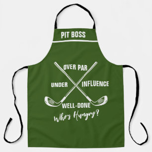 Delantal Ápron del tema del golf personalizado - Gracioso a